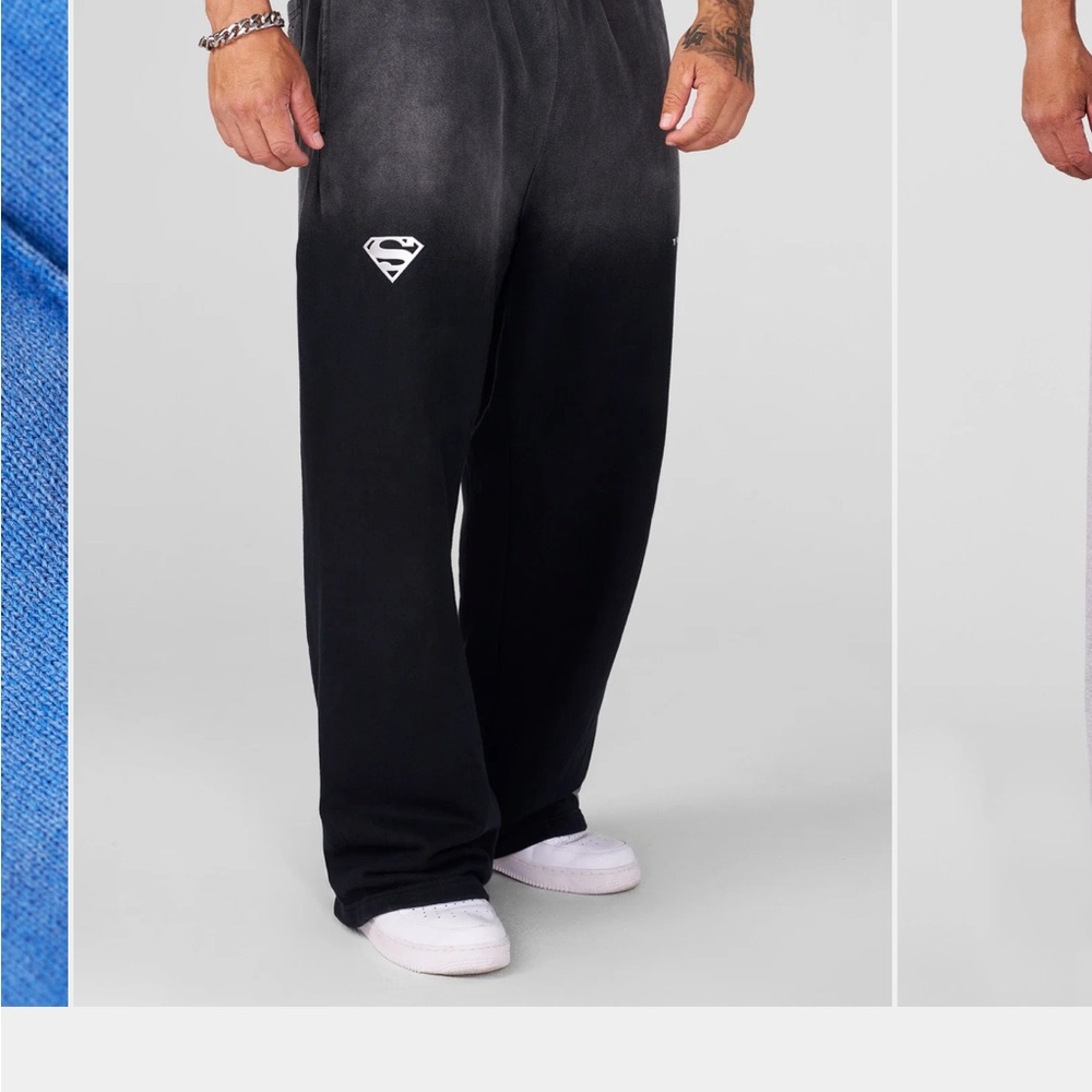 Superman Black Men's Pants by young la